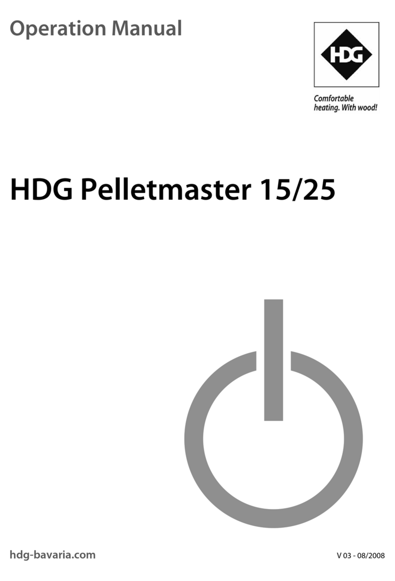 HDG Pelletmaster 15 Operation manual HDG Pelletmaster 15 Operation manual