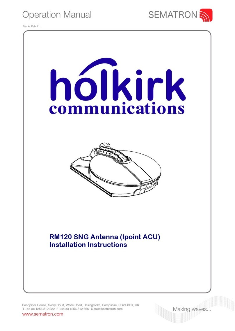 Sematron Holkirk RM120 Operation & installation manual