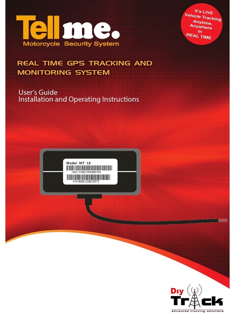 DiyTracker MT-18 User's guide installation and operating instructions