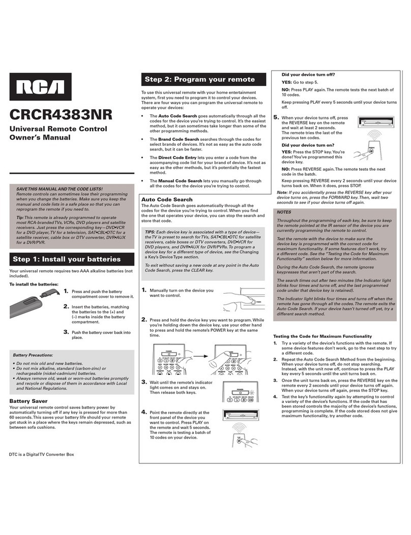RCA CRCR4383NR User manual