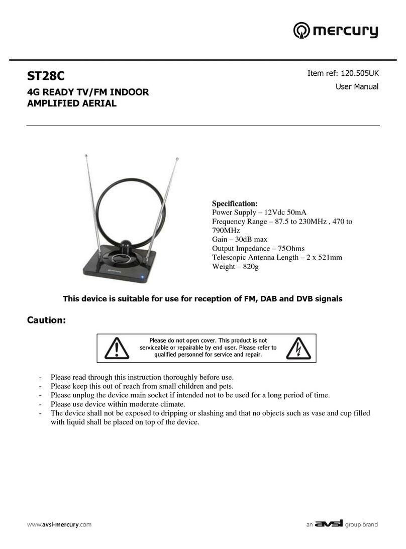 Mercury ST28C user manual