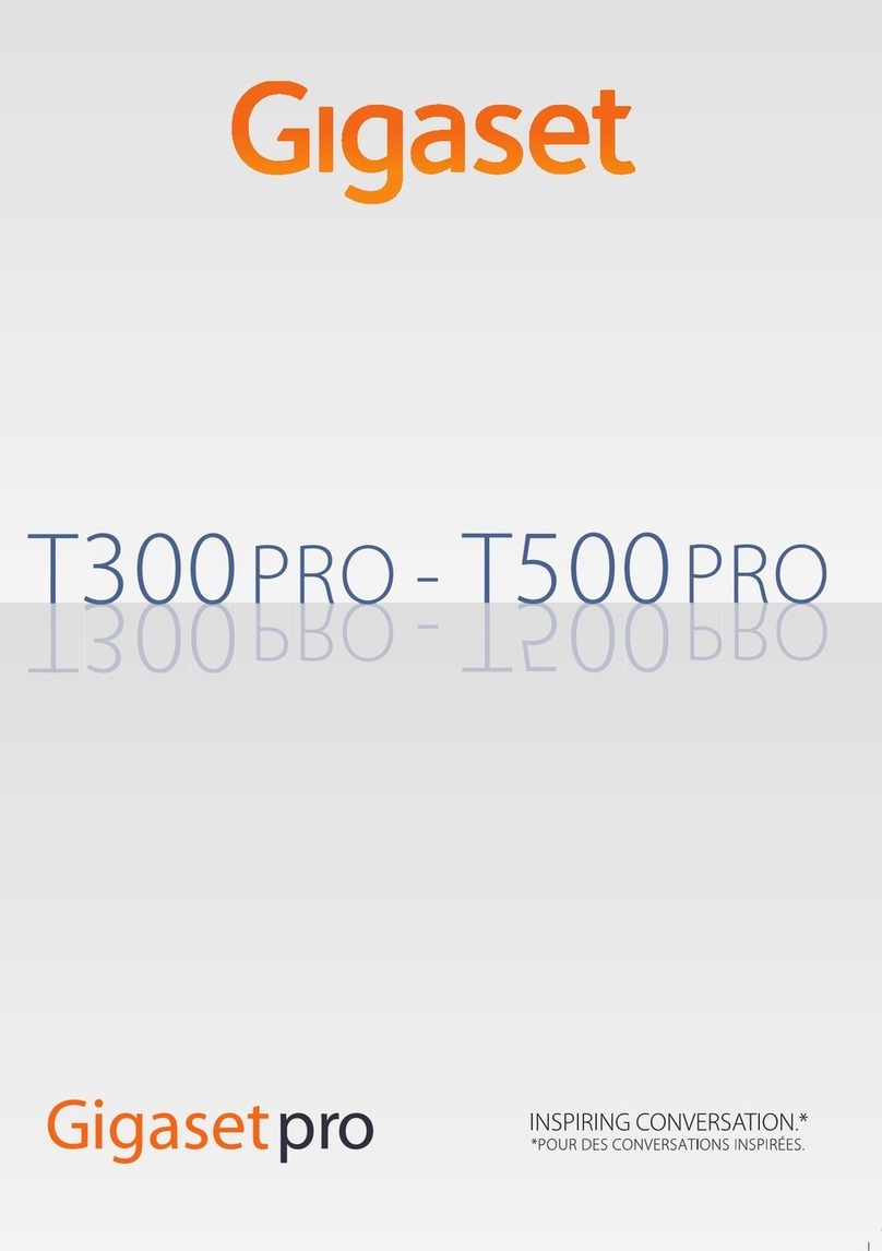 Gigaset T300 PRO Service manual
