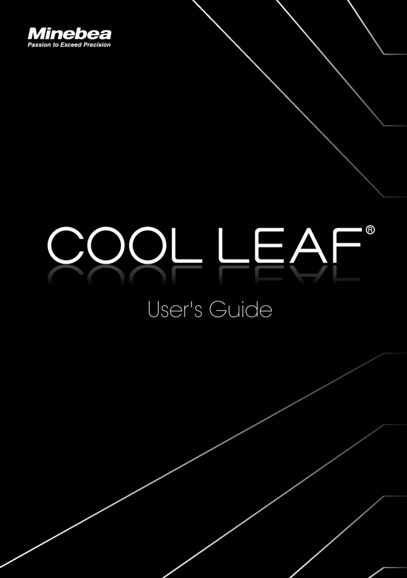 Minebea Cool Leaf Operating manual