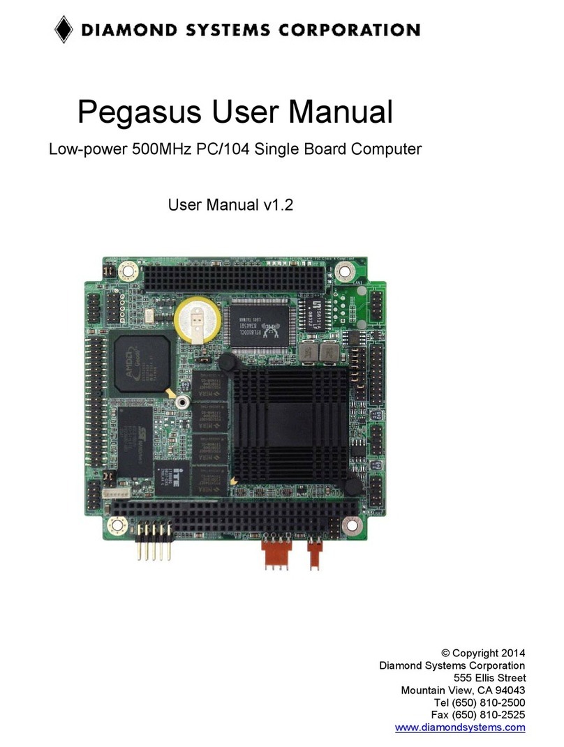Diamond Systems Pegasus User manual