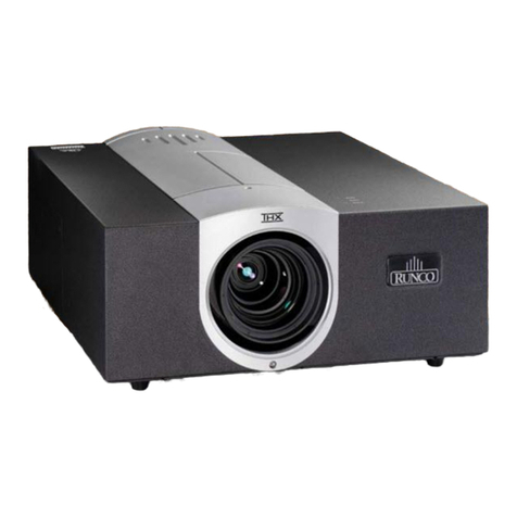 Runco CINEWIDE VX-6000D Operation manual