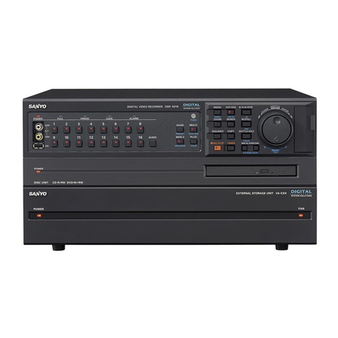 Sanyo DSR-5016 User guide