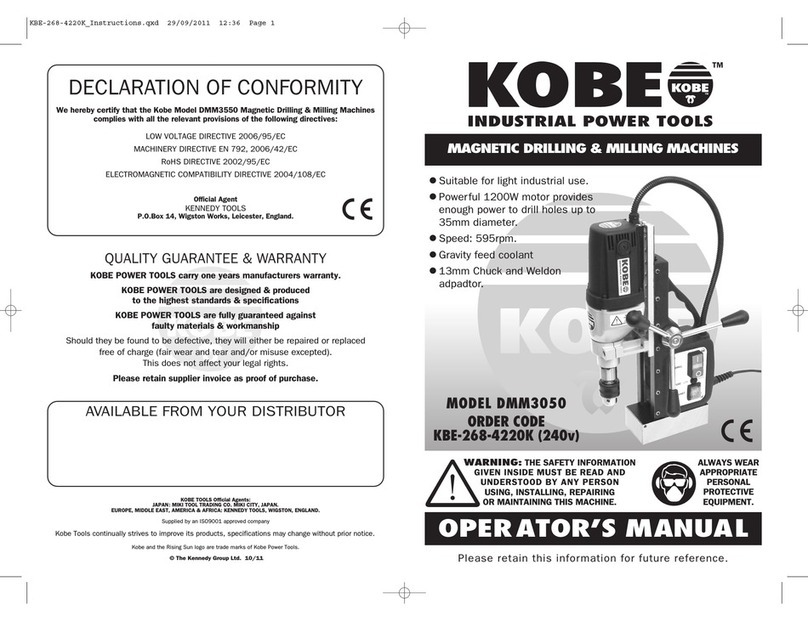 KOBE DMM3050 User manual