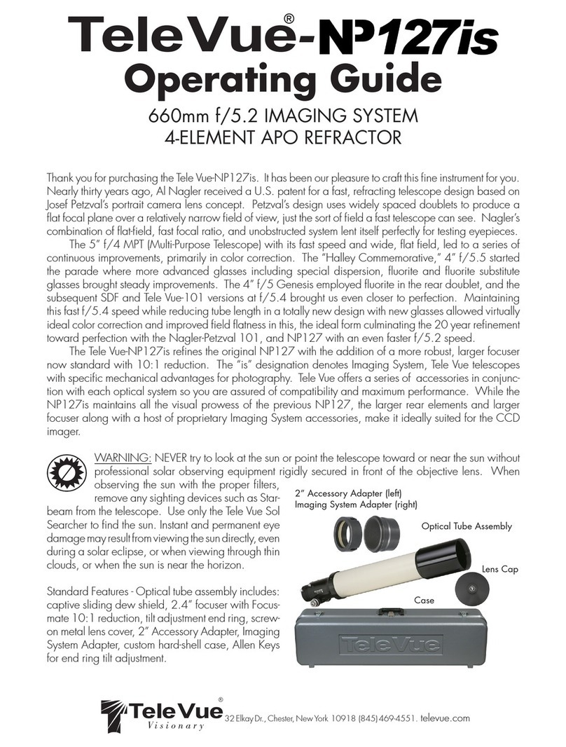 TeleVue NP127is operating guide