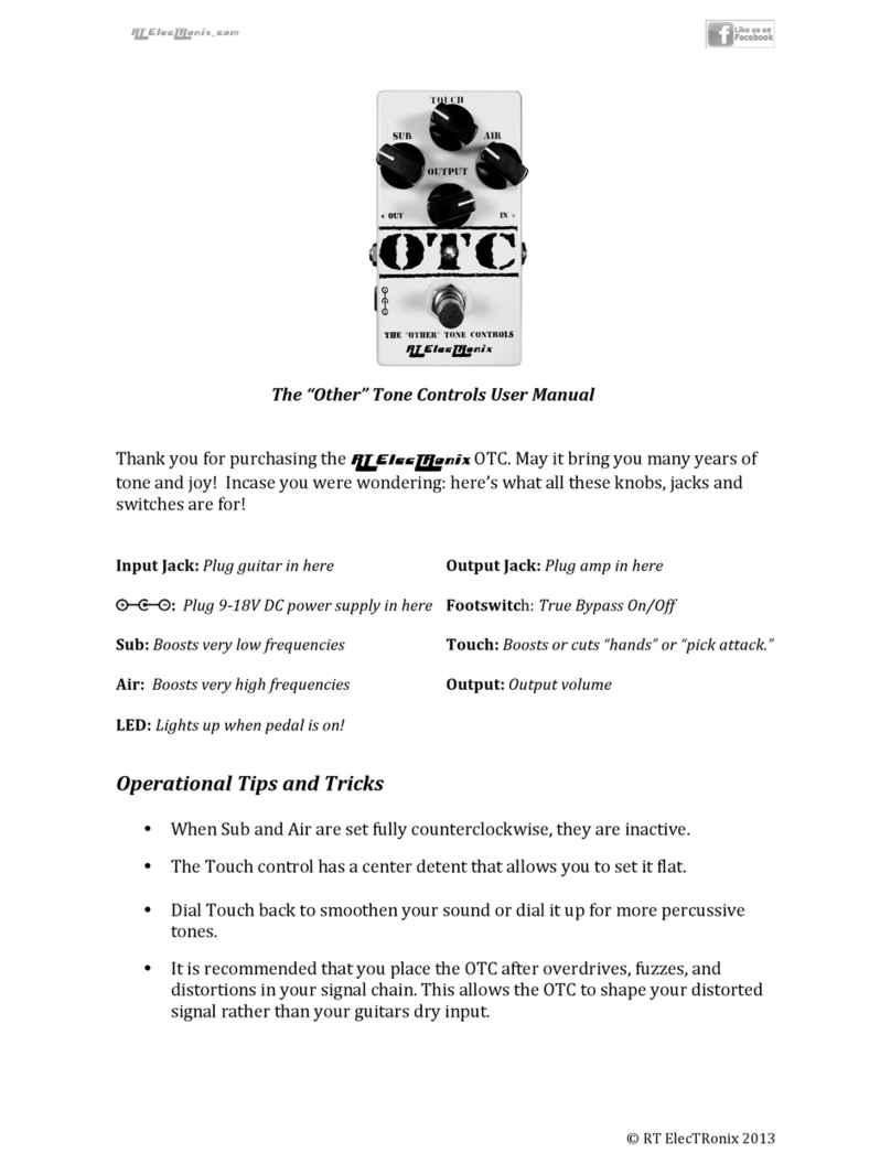 rtelectronix OTC User manual