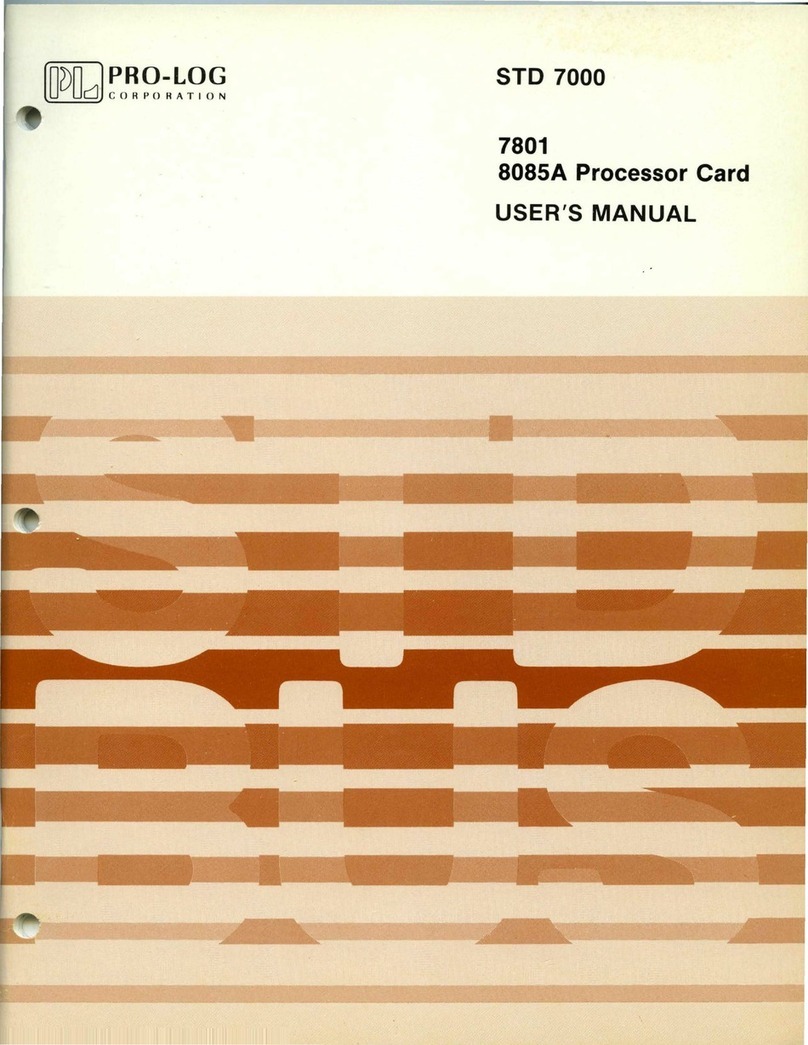 Pro-Log STD 7000 user manual Pro-Log STD 7000 user manual