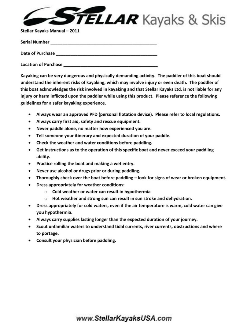 stellar labs 2011 Kayak user manual