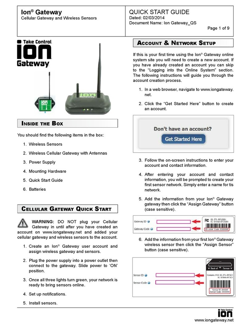 ION Gateway quick start guide