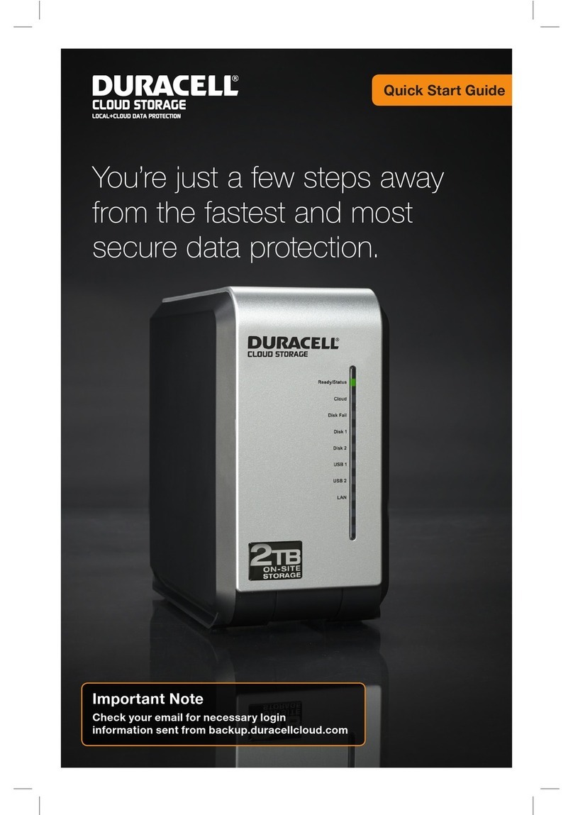 Duracell DuracellCloud DC202 quick start guide