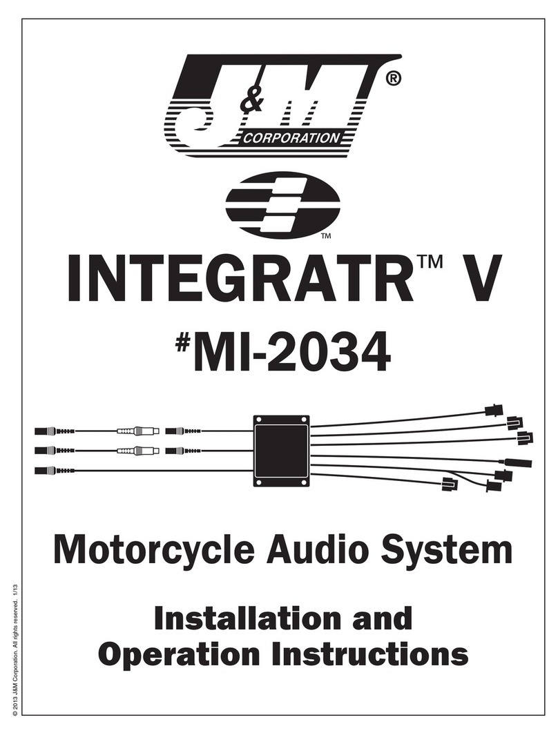 J&M Corporation INTEGRATR V MI-2034 Installation and operation instructions