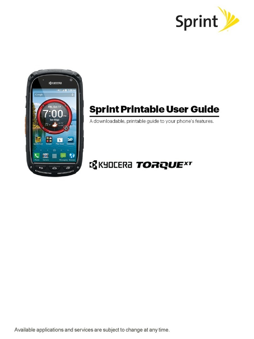 Kyocera Torcque XT User manual