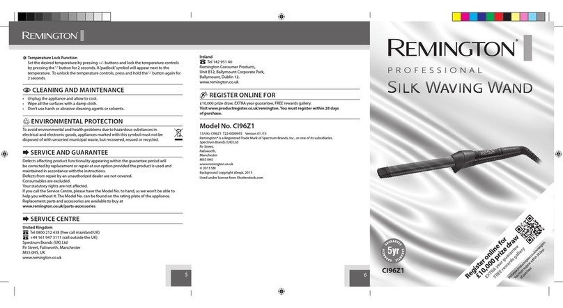Remington CI96Z1 User instructions