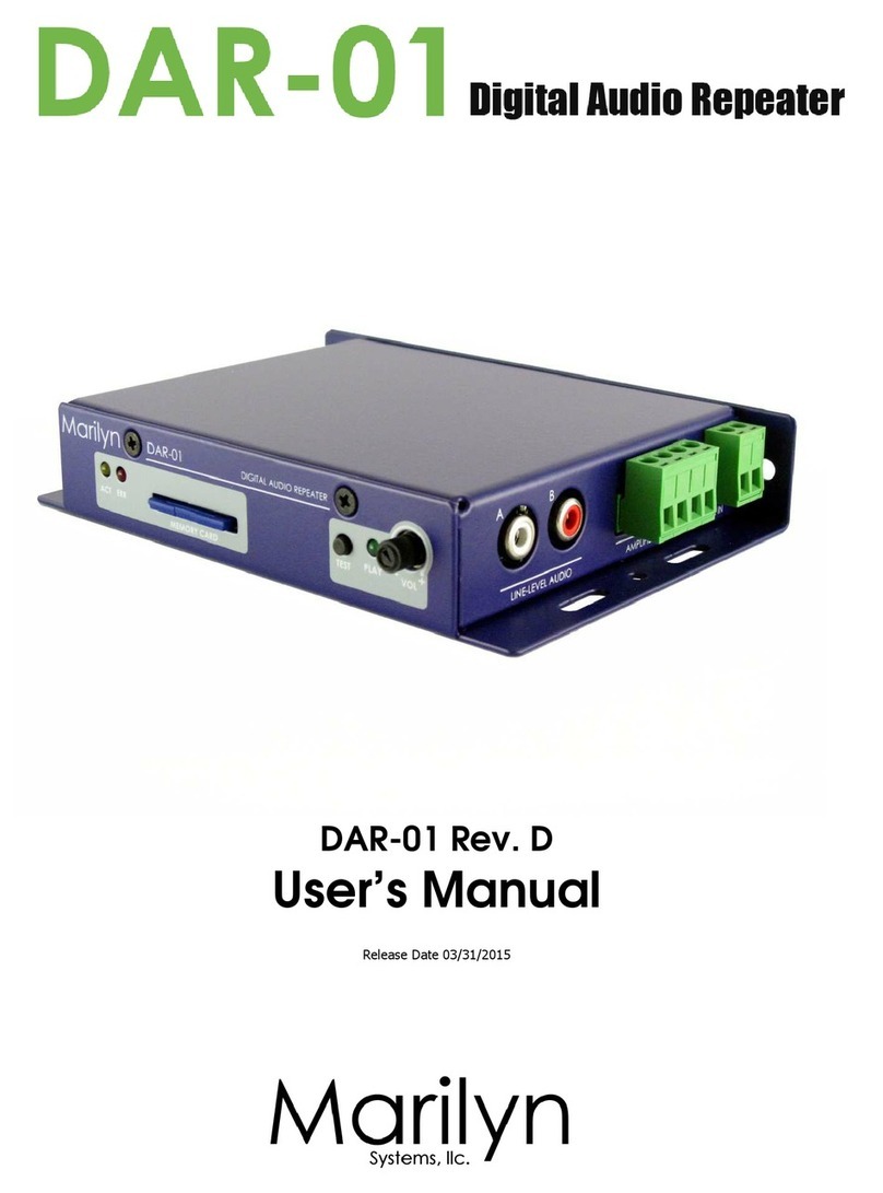 Marilyn DAR-01 user manual
