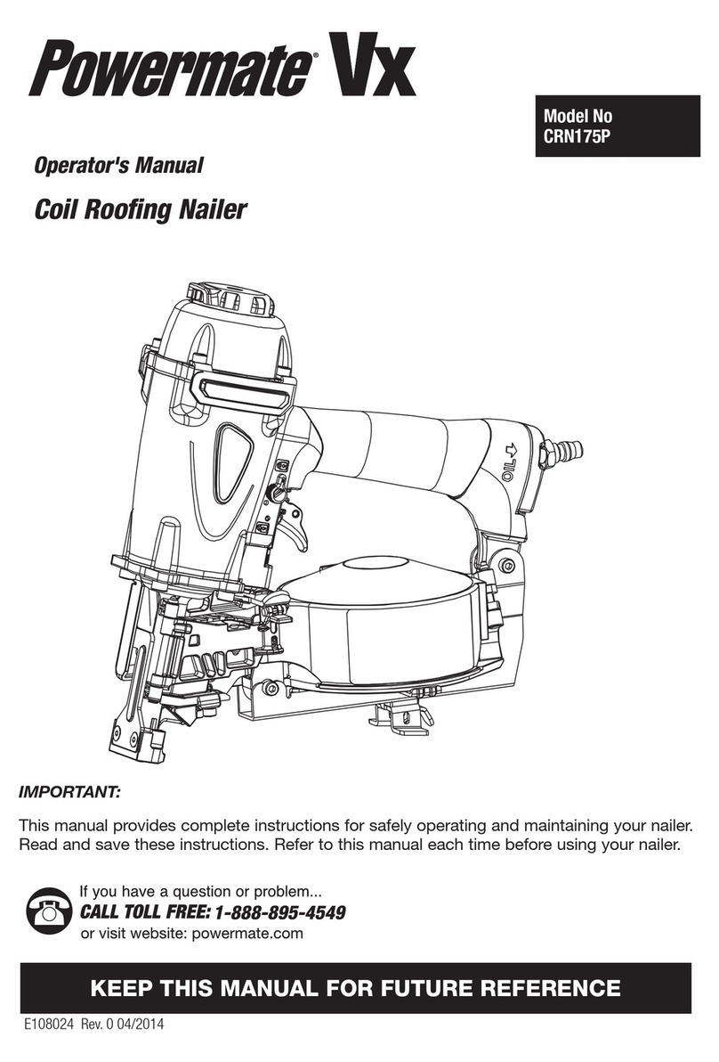 Powermate VX CRN175P User manual