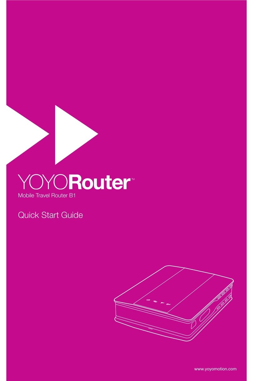 YOYOMOTION YOYORouter B1 User manual