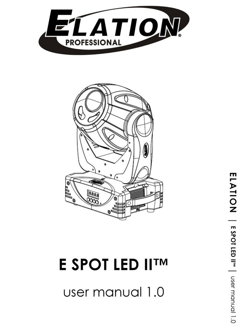 Elation E Spot Led II user manual