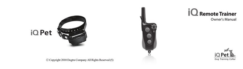iQ Pet Remote Trainer owner's manual