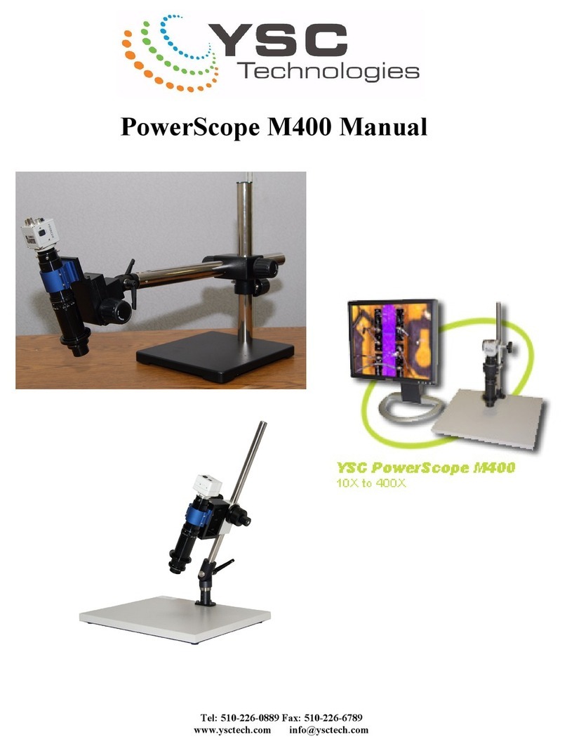 ysctech PowerScope M400 User manual