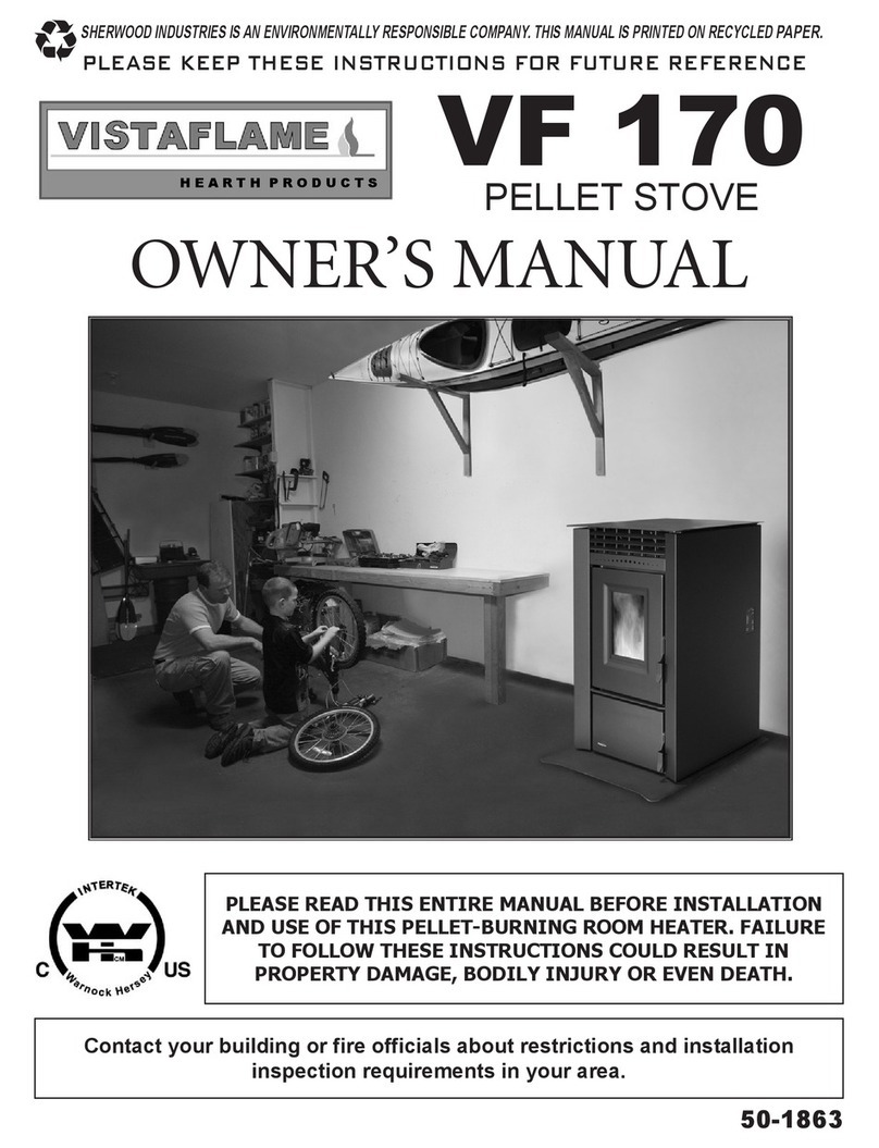 Vistaflame VF 170 owner's manual Vistaflame VF 170 owner's manual