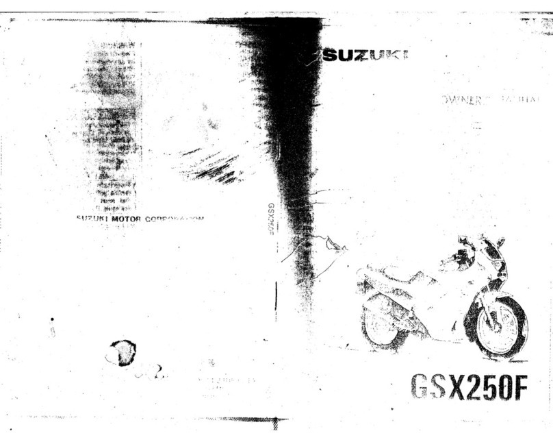 Suzuki GSX250F User manual