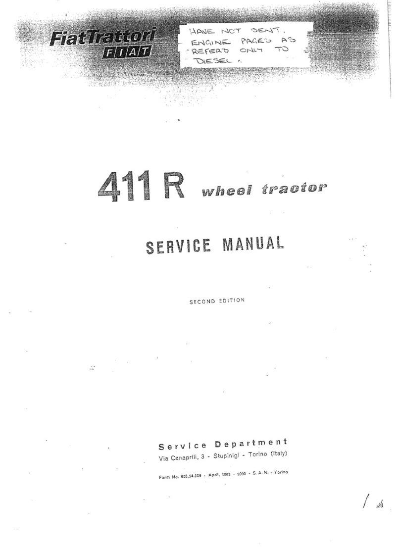 Fiat 411 R Service manual