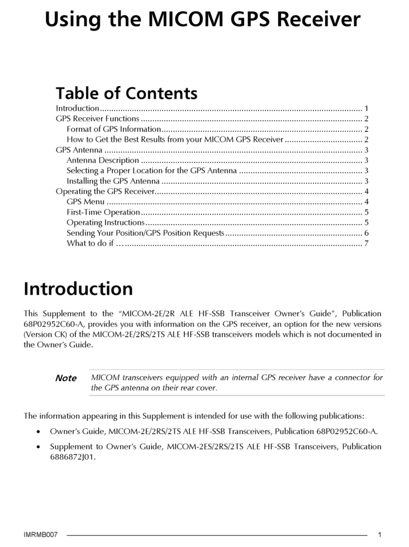 Micom GPS Receiver user guide