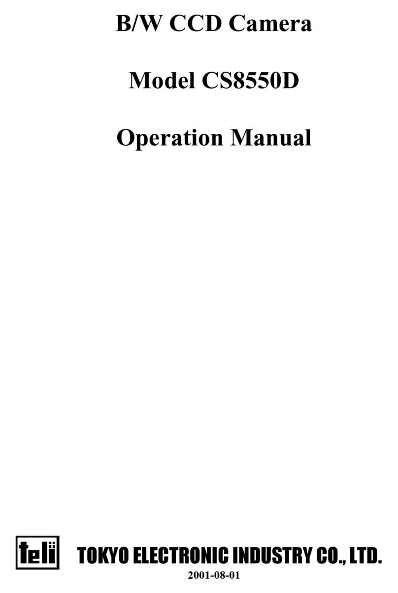 Tokyo Electronic CS8550D User manual Tokyo Electronic CS8550D User manual