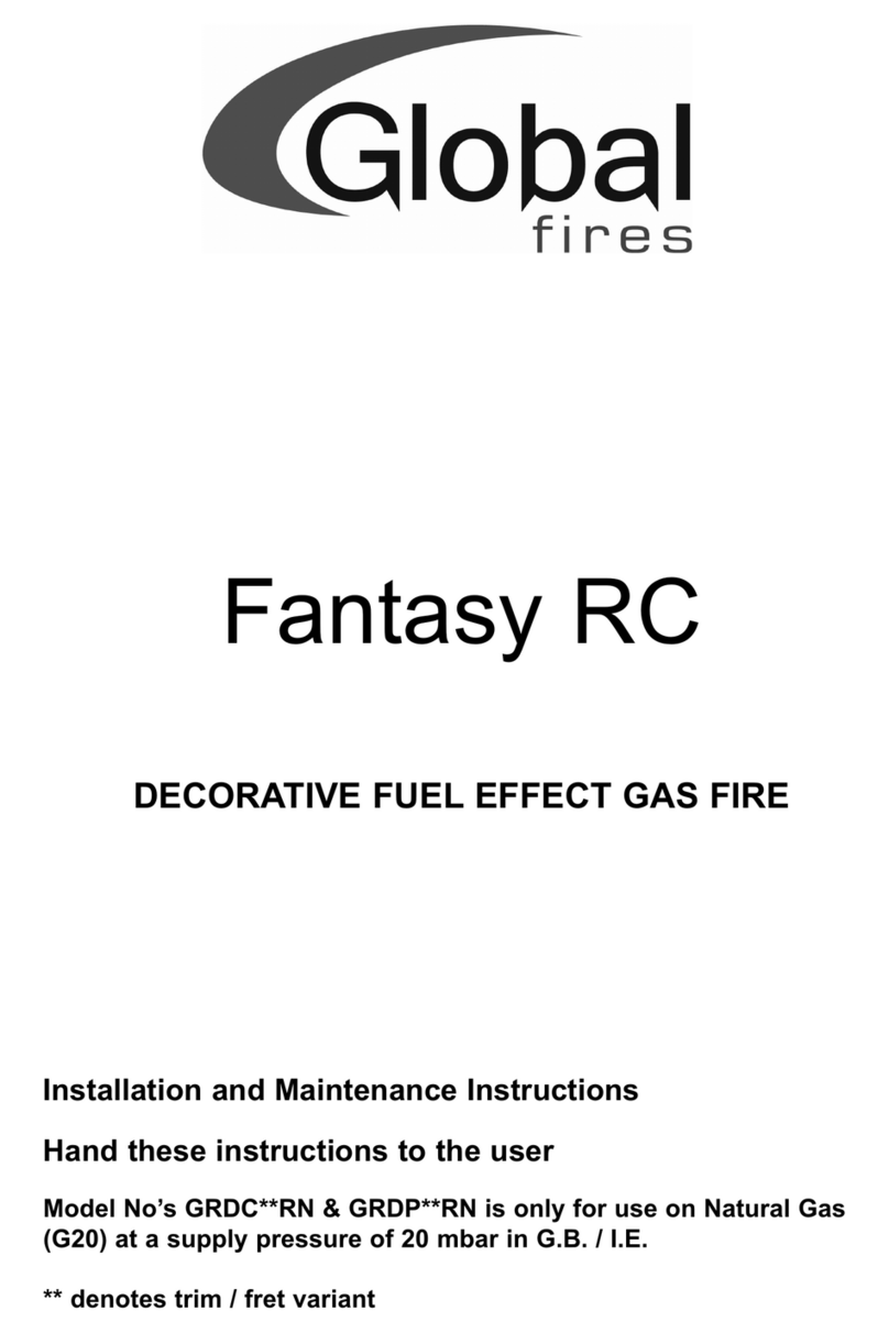 Global Fantasy RC GRDCxxRN series Installation and maintenance instructions
