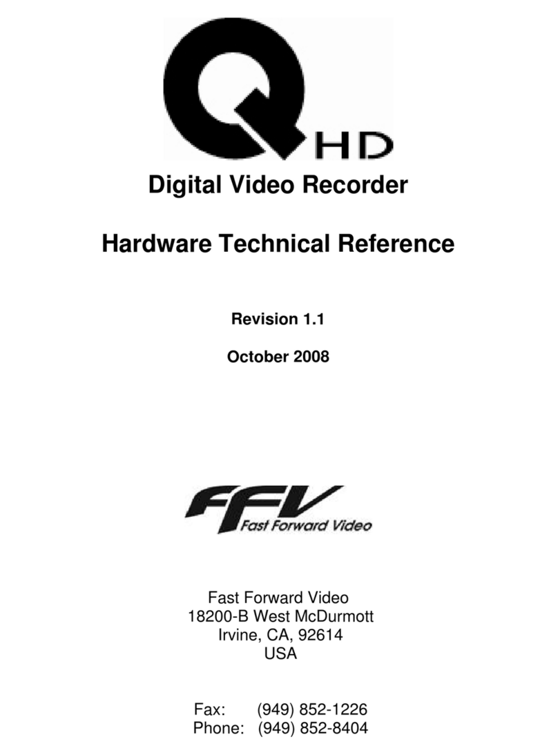 FFV Q HD DVR Hardware technical reference manual