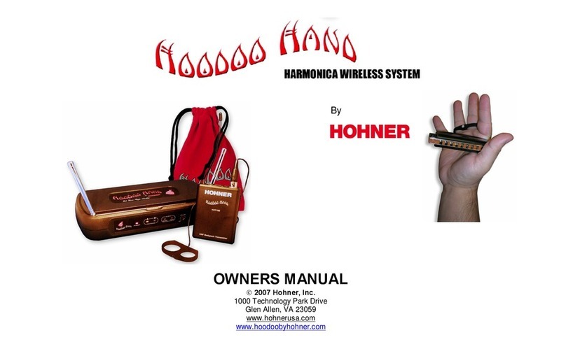 Hohner Hoodoo Hand User manual