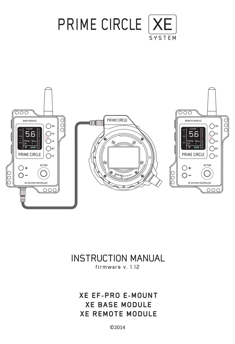 Prime Circle XE System instruction manual
