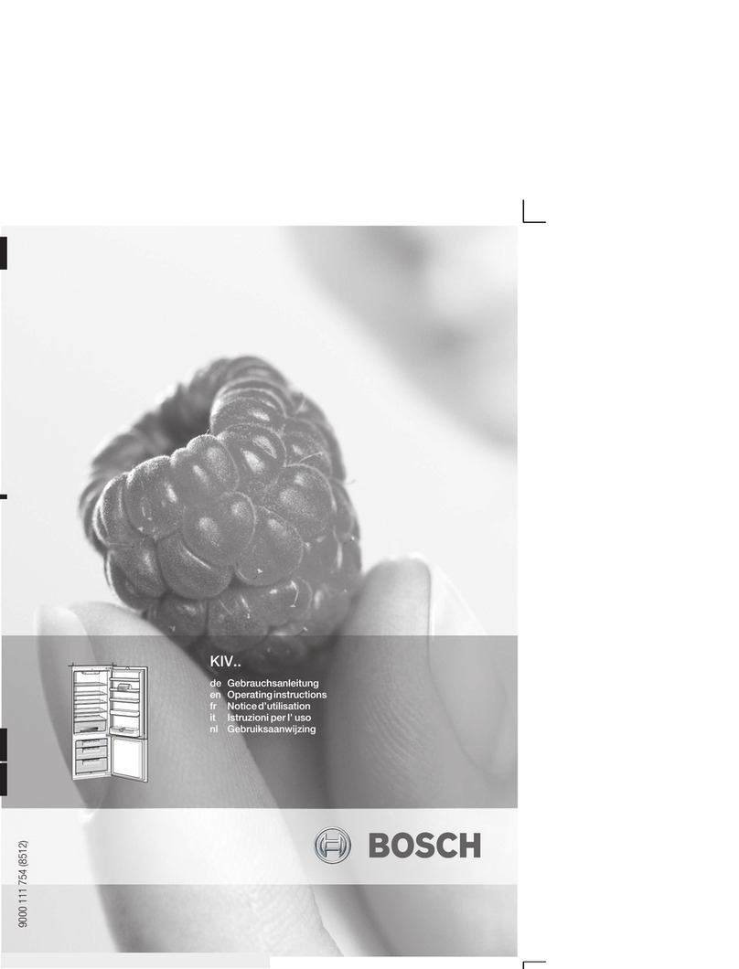 Bosch KIV Series User manual