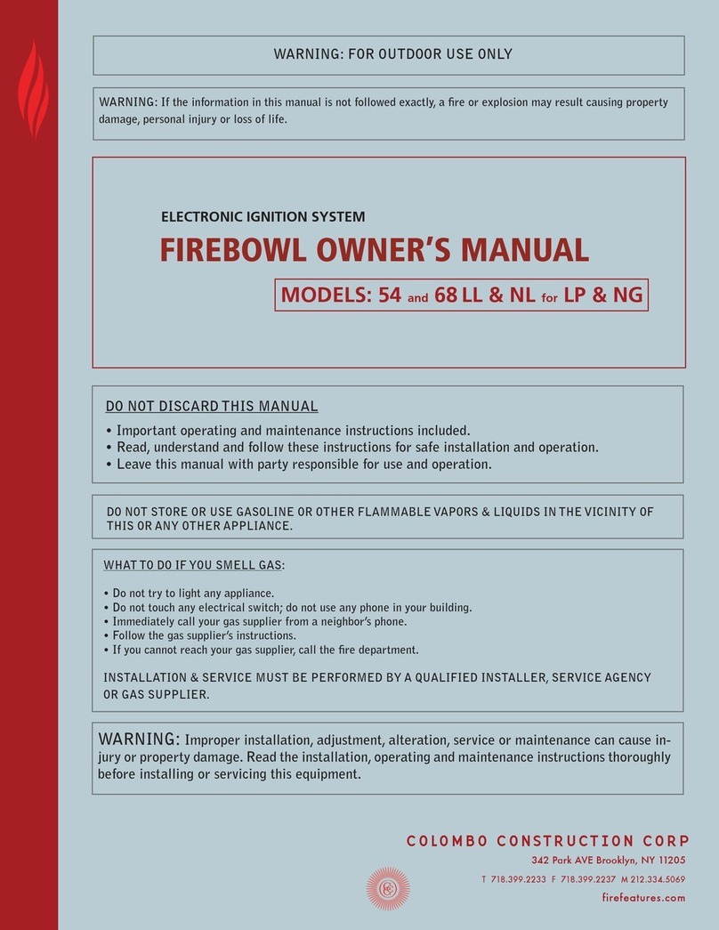 Colombo Construction 54LL owner's manual Colombo Construction 54LL owner's manual