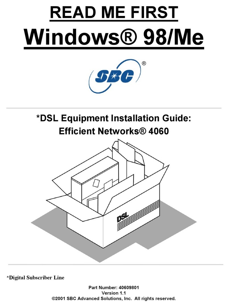 SBC Efficient Networks 4060 installation guide