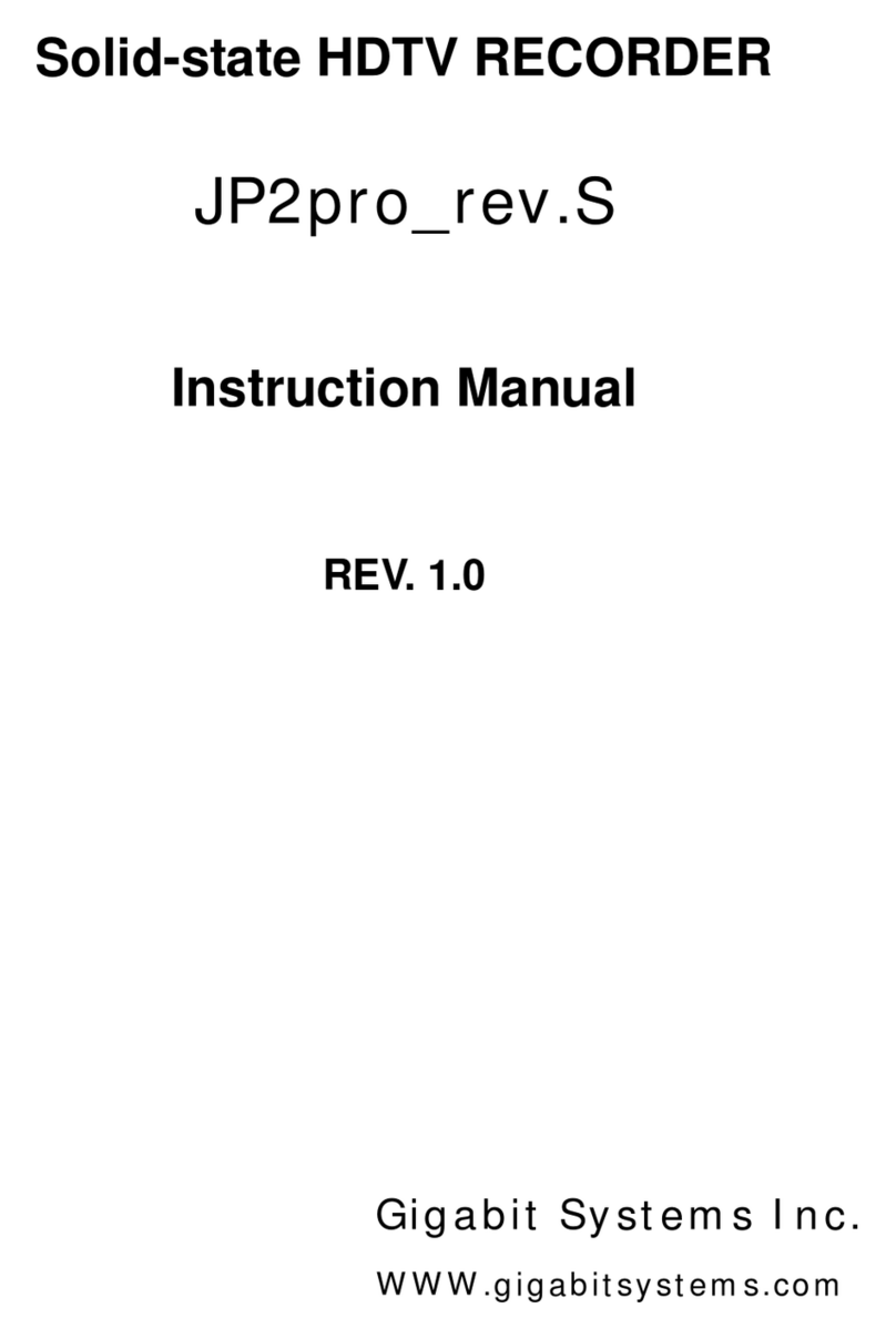 Gigabit Sistems JP2pro_rev.S instruction manual