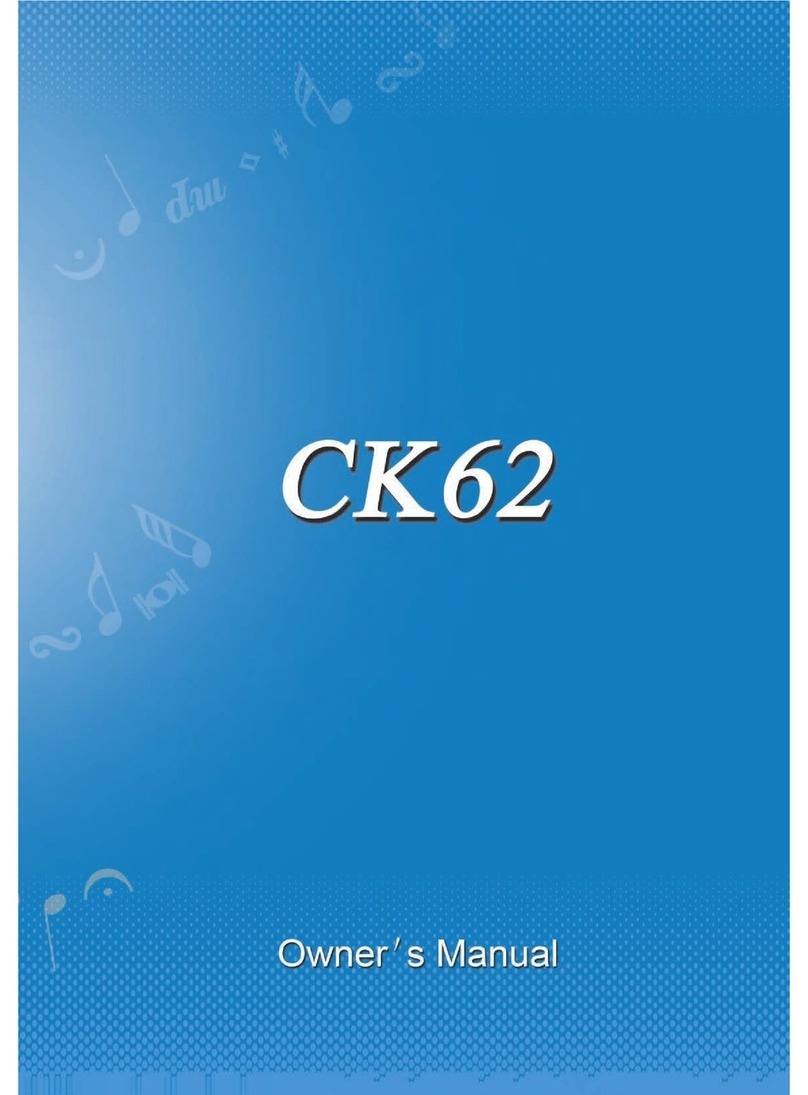 Clavitech CK62 User manual