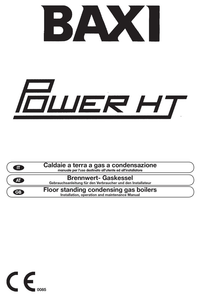 Baxi Power HT Installation, operation and maintenance manual