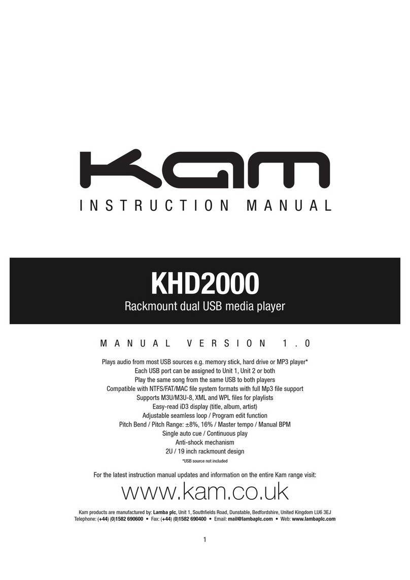 KAM KHD2000 instruction manual