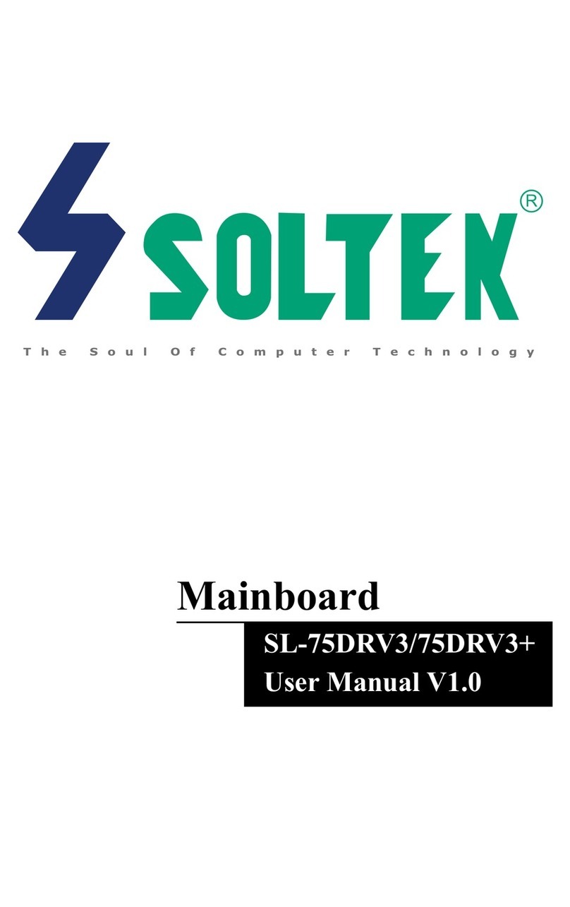 SOLTEK SL-75DRV3/75DRV3+ User manual