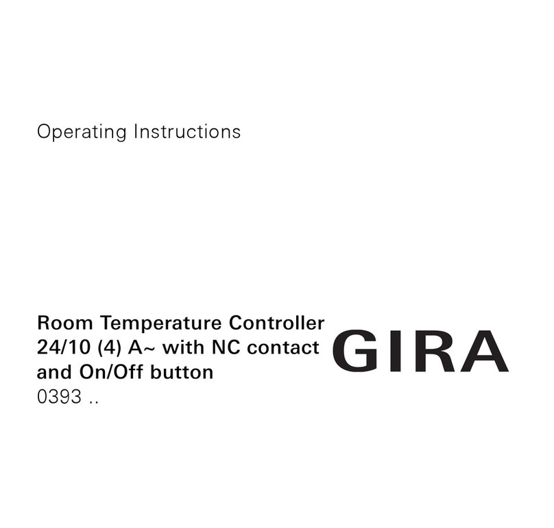 Gira Room Temperature Controller User manual
