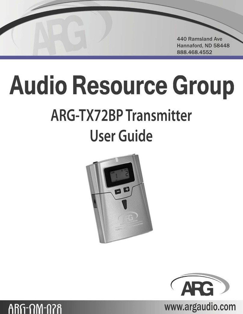 ARG ARG-TX72BP user guide