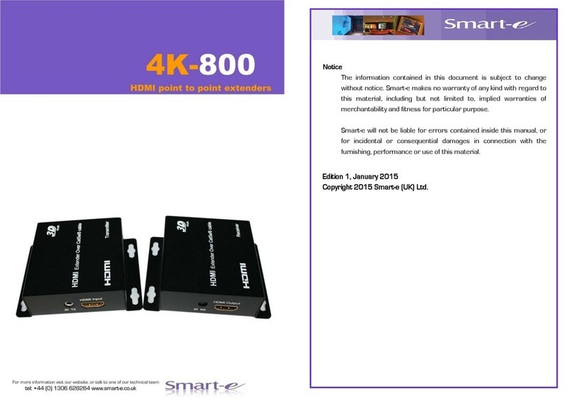 Smarte 4K-800 User manual