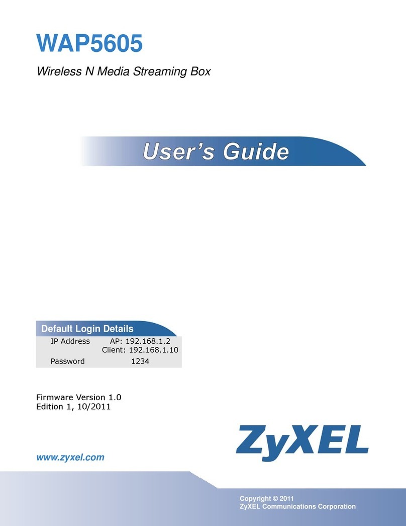 ZyXEL Communications WAP5605 User manual