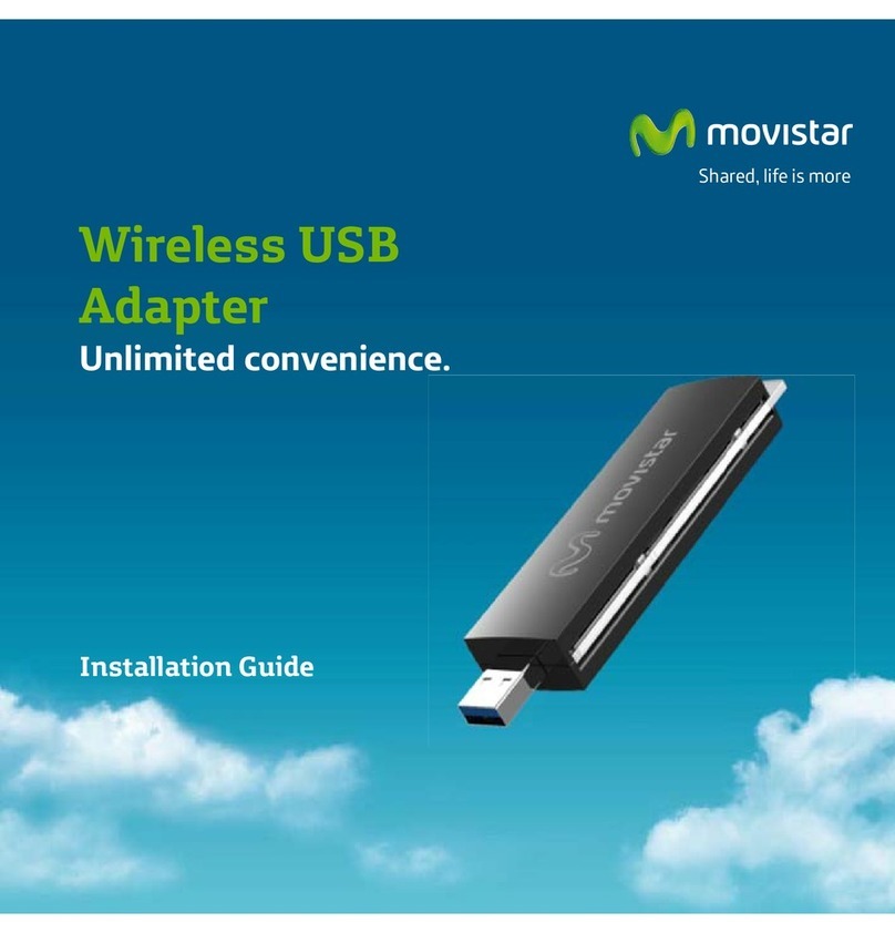 movistar Wireless USB Adapter User manual