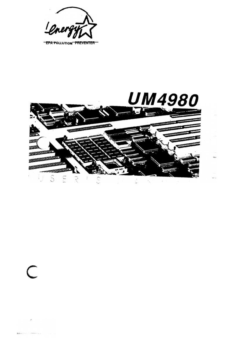 ECS UM4980 user manual