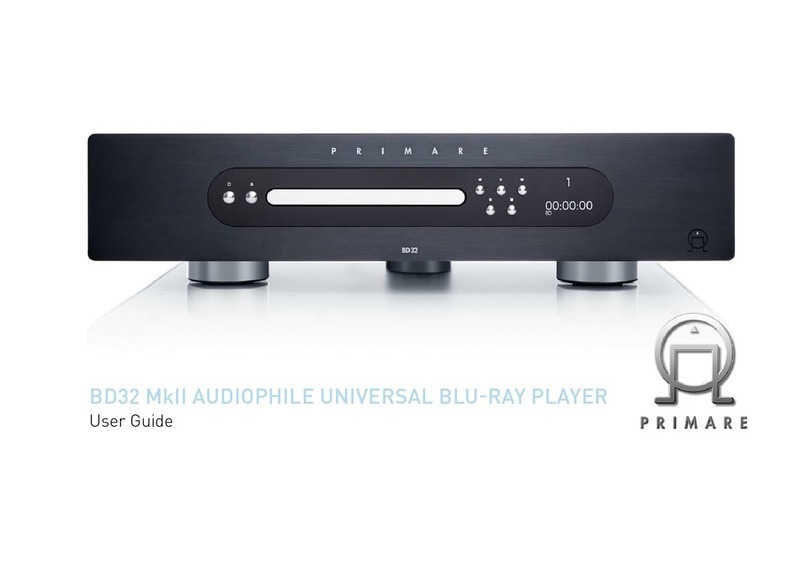 Primare BD32 User manual